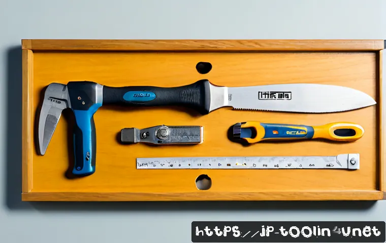 전문가 추천 공구 리스트 - Photorealistic top-down flat lay of an expert-recommended essential hand tool collection on a clean ...